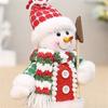 Christmas Mini Doll Candy Color Cartoon Santa Claus Snowman Reindeer Doll Christmas Party Ornaments Decoration Festival Gifts