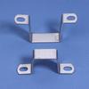 2Pcs 304 Stainless Steel Thickened Square Rectangular U-Shaped Horseback Pipe Saddle Clamp Buckle Throat Hoop 5 Kinds Of Models