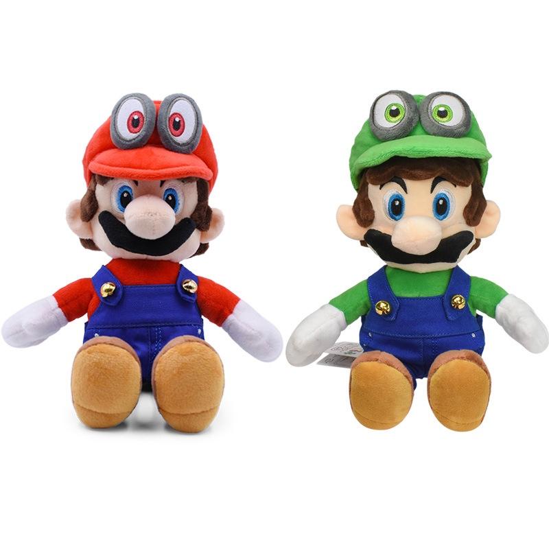 Super Mario Plush Toy Soft And Cuddly Luigi Stuffed Animal For Kids And Collectors 19x16x21cm