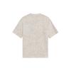 Li Ning T Shirts Men's Pearl White Crew Neck Moderate Straight Fit AHSS209-2