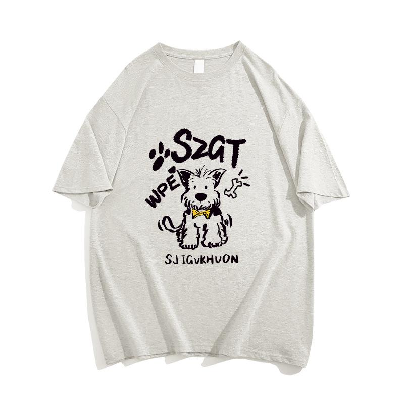 Summer Fashion O Neck Printing Loose Casual T-shirt Women Harajuku Vintage Short Sleeve Cotton Pullover Tee