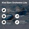 LINSOUL Kiwi Ears Orchestra Lite 8BA Hybrid HiFi Earphones, Ergonomic Design, 0.78mm 2-Pin Connector & 3.5mm Stereo Plug, Over-Ear Style, 4-Core 7N