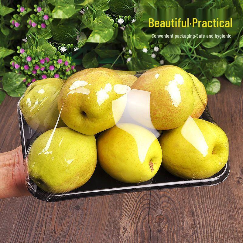 Hundun 14x14cm Disposable Plastic Fruit Trays