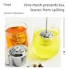 Extended Chain Stainless Steel Tea Infuser with Hanging Hook Spice Mesh Filter  Kitchen