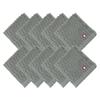 oruTa Imabari Towel Fluffy Made In 22 X Stylish and No Fluorescent Charcoal Handkerchiefs, 10-Piece Set, Small, Women's, Cotton, Japan, 22cm, Cute,