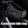 Wasserdichte Hartschalen-Fahrrad-Handytasche Radsport-Aufbewahrungspaket Fahrrad-Vorderrahmen-Tasche Radsport-Vorderoberrohr-Tasche Langlebig