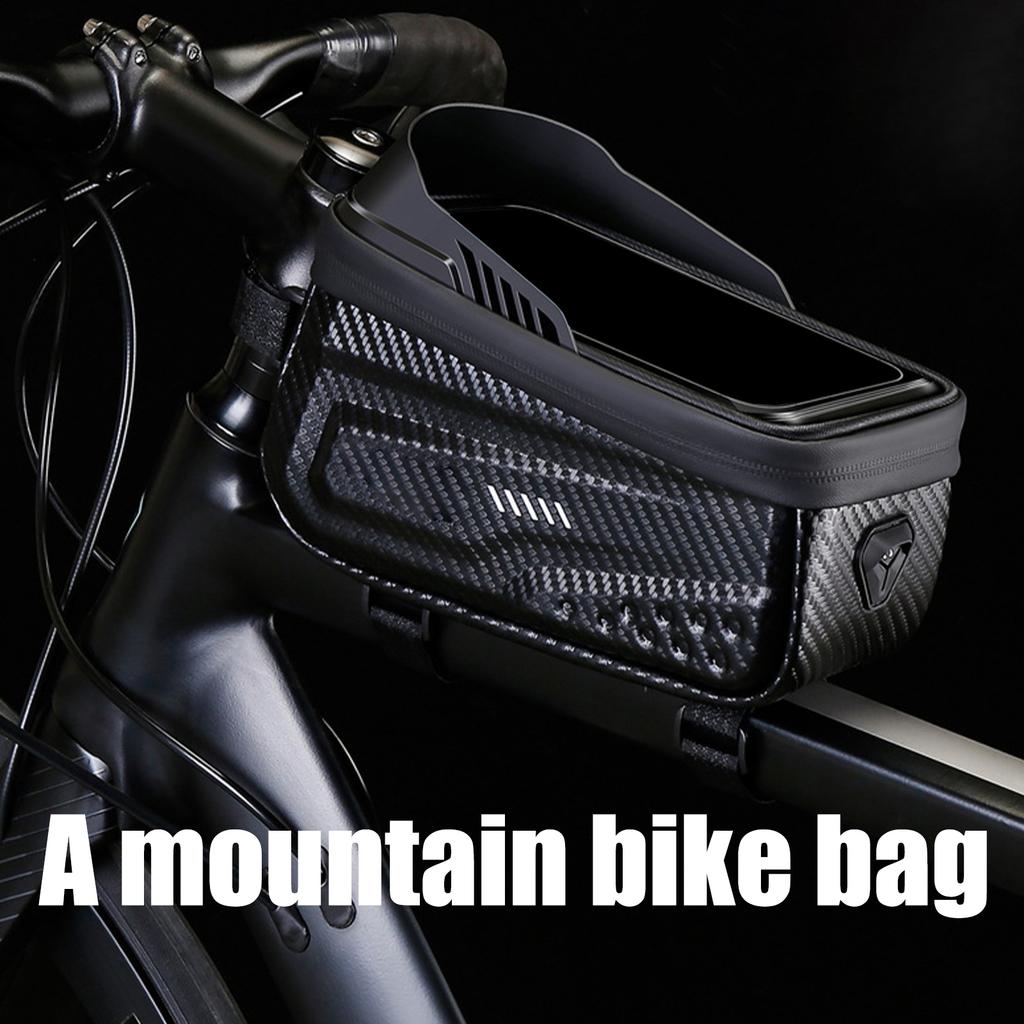 Wasserdichte Hartschalen-Fahrrad-Handytasche Radsport-Aufbewahrungspaket Fahrrad-Vorderrahmen-Tasche Radsport-Vorderoberrohr-Tasche Langlebig