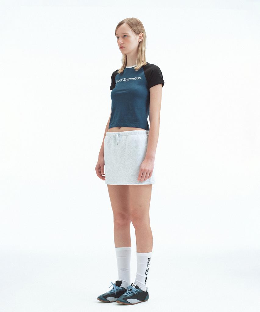 REST&RECREATION Raglan Half Sleeve Top - Navy