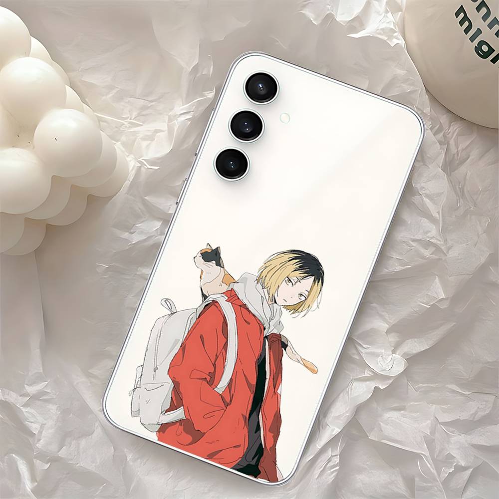 Cool K-Kozume Kenma-S Phone Case For Samsung Galaxy S25 S24 S23 S22 S21 FE Ultra Plus A32 A53 A13 A31 Soft Cover