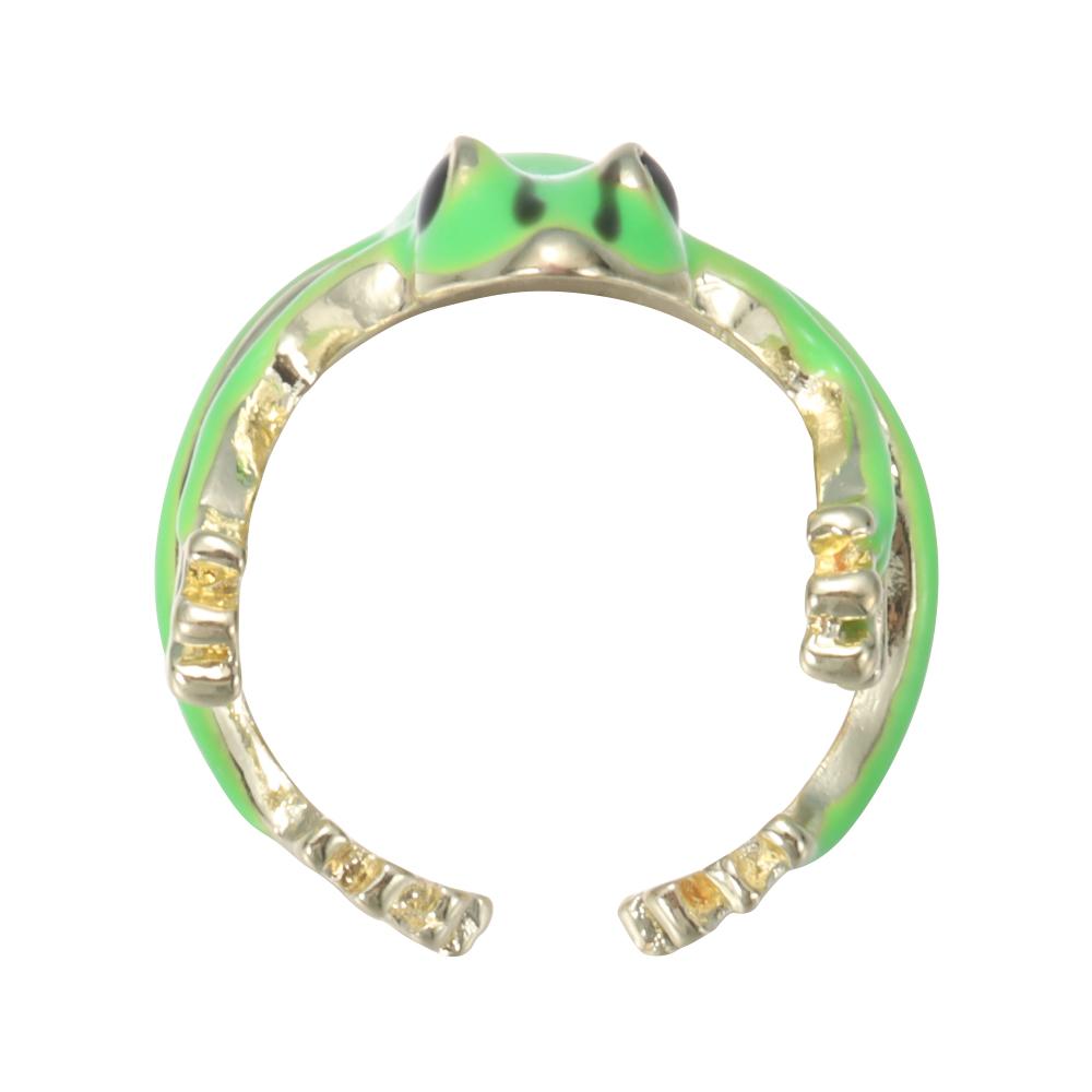 Opening Tree Frog Ring Alloy Jewelry Accessories Gift Adjustable Ring  For Women
