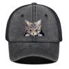 Lovely Cat Snapback Baseball Hat Cute Animals Hats For Woman Breathable Unisex Adjustable Baseball Cap Perfect For Street Style