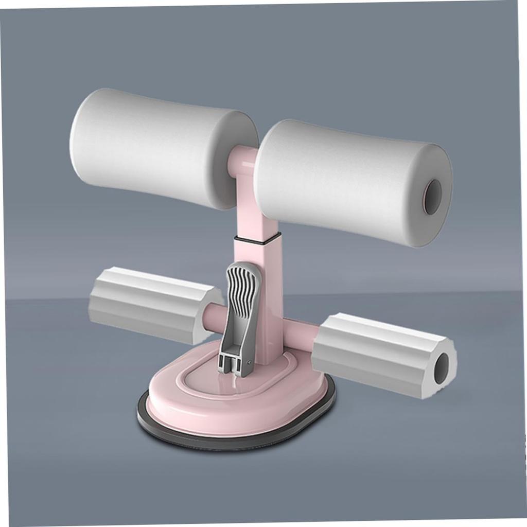 Fitness Bar Sit-up Tool Natural Rubber Training Tool Waist Belly Exercise Grey