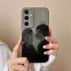 Hülle für Samsung Galaxy A55 S22 S23 M34 A05 A15 C55 F15 S24 Handyhülle Niedliche Kaninchen-Cartoon-Muster Schale Flüssigsilikon Anti-Drop-Stoßfänger für Samsung