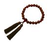 Nakago, Kyoto, Founded In 1885, Kyoto Buddhist Prayer Beads, Phoenix Eye Bodhi Tree, 22 Beads, Agate, with Prayer Bead Bag (For Men, Suitable for All