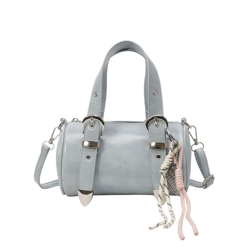 Fashion Hand Carry Cylinder Bag Women's New Casual Messenger Bag Versatile Shoulder Bag