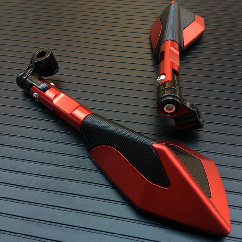 CNC HLINÍKOVÝ zakázkový motocykl zpětná zrcátka 8mm 10mm Pro KAWASAKI z750 NINJA250 HONDA R1 R6 FZ6 SUZUKI