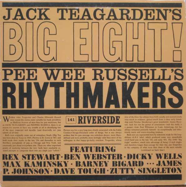 

LP Record JACK TEAGARDENS BIG EIGHT PEE WEE Jack Teagardens Big Eight Pee We OJC1708 ORIGINAL JAZZ 1985 US Jazz Used
