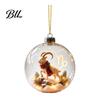 Festive Home Holiday Accents Zodiac Christmas Ornament, Twelve Sign Hanging Decoration, 2D Acrylic Decorative Ornaments for Holidays Horoscope Pendant