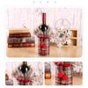 Christmas Wine Bottle Cover Cute Faux Fur Wine Bottle Clothes for Christmas Party Holiday Festivals