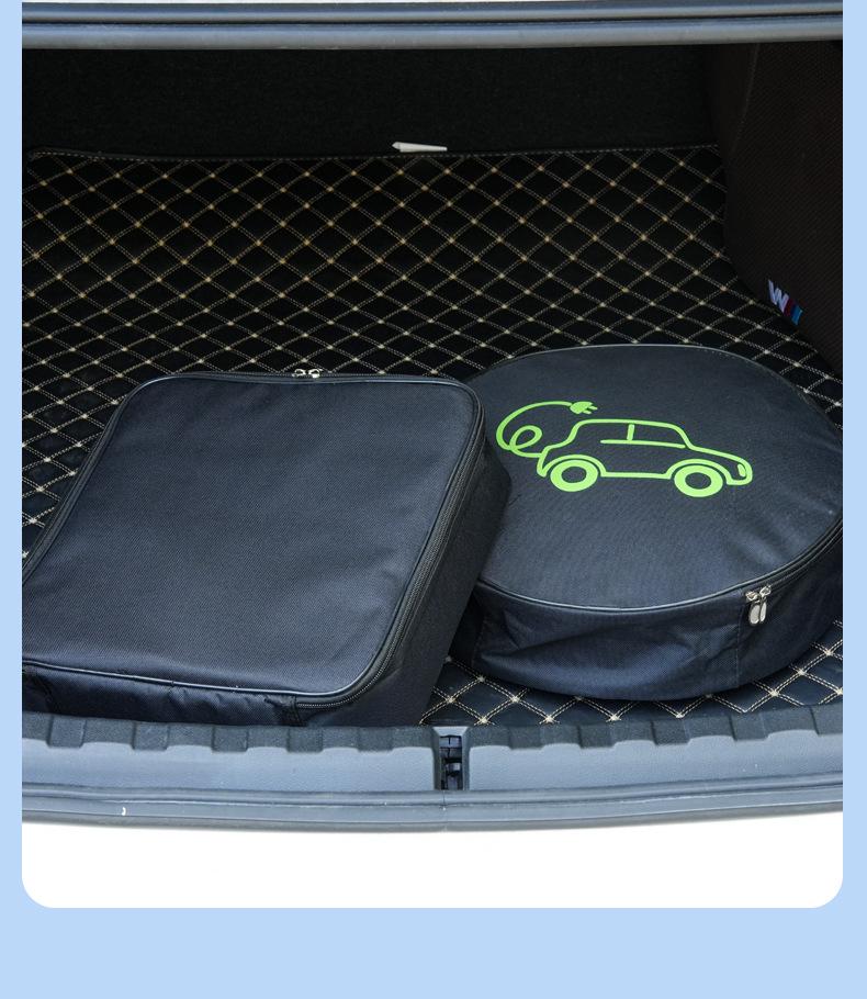 Universelle Aufbewahrungstasche für EV-Ladekabel und Kofferraum-Organizer