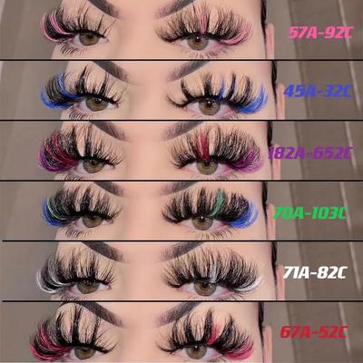 25mm Mink Colored Eyelashes European And American Dense Curly Magnetic Suction Stage Makeup Eyelashes False Eyelashes