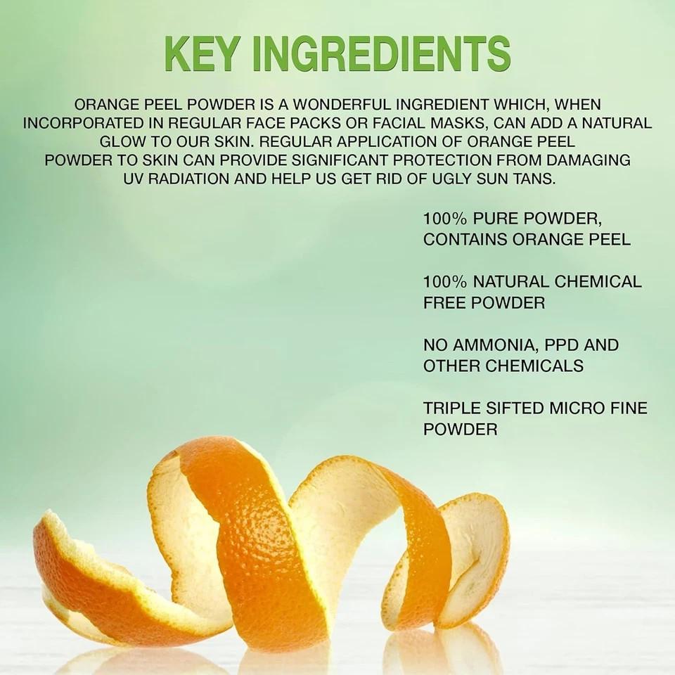 Elemensis Naturals Orange Peel Powder For Brightening Skin 100g