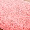 Water Absorbent Oval Plush Non-Slip Floor Mat Rug Living Room Doormat Carpet