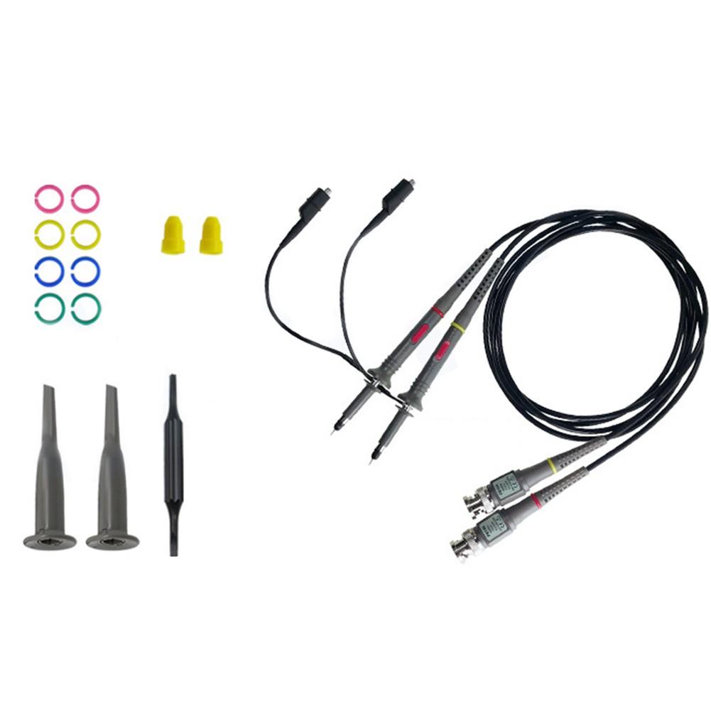 2 pieces of P6100 100MHZ oscilloscope For Alligator clip probe 10 to 1 test