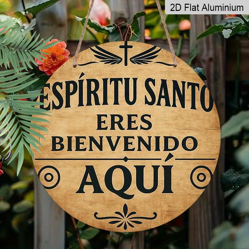 

2D Flat Aluminum 7.87 Inch X 7.87 Inch Vintage Style Wall Decoration. Suitable for Gardens, Living Rooms, Kitchens, Bars, Cafes, Clubs, Porches 1pc