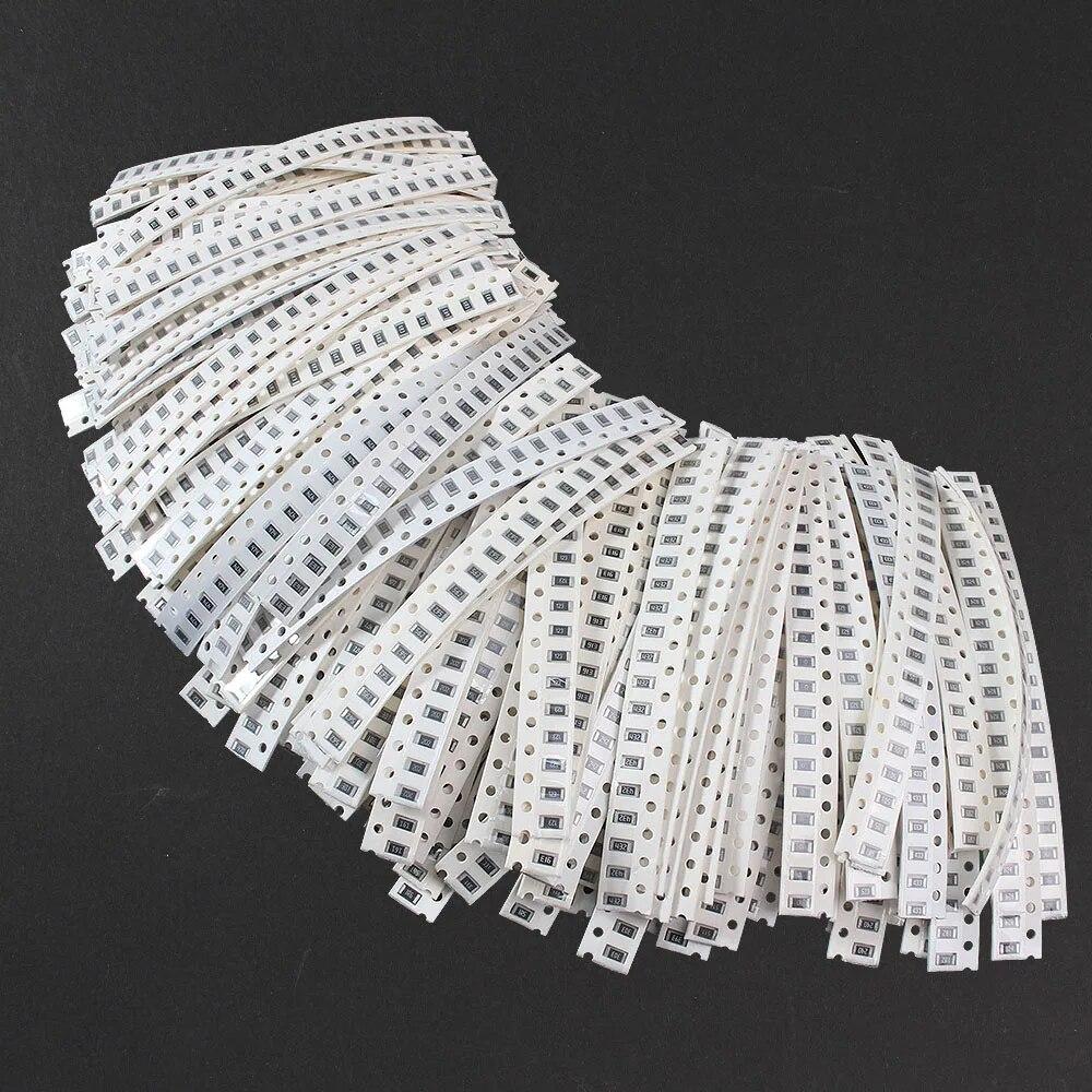 146 Valori*20buc=2920BUC 0805 1206 Kit asortiment de rezistențe noi 1R~1M ohm Kit de probă, pachet asortat de rezistențe SMD 5%