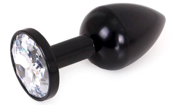 Plug Bijou Anal Alu Gem light 6 x 2.8 cm Noir - Kiotos - Bijoux Anal