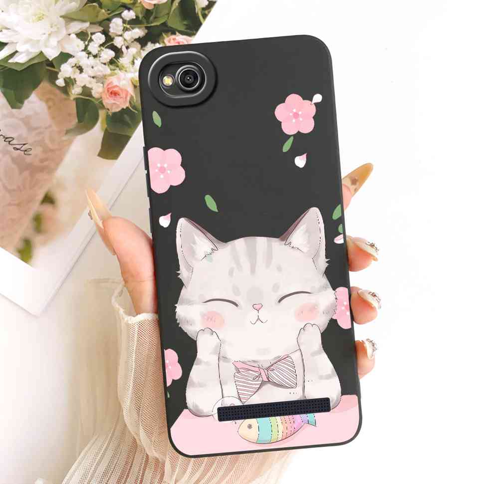 For Xiaomi Redmi 4A Casing Soft Silicone Cute Girl Moon Painted For Xiaomi Redmi 4A 4 A Redmi4a Mobile Phone Cases Covers