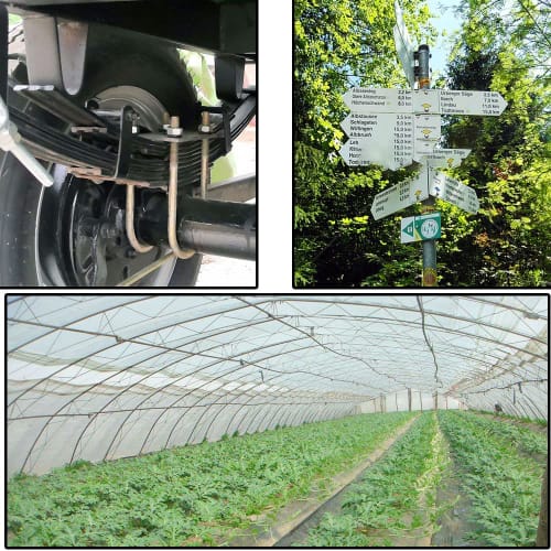 Aopin Square U-Bolts, 1.57" (40mm) Inner Width U-Bolt Brackets, 304 Stainless Steel, M6 Nuts, Plates, and Washers for Automotive/Car/Trailer Bumpers,