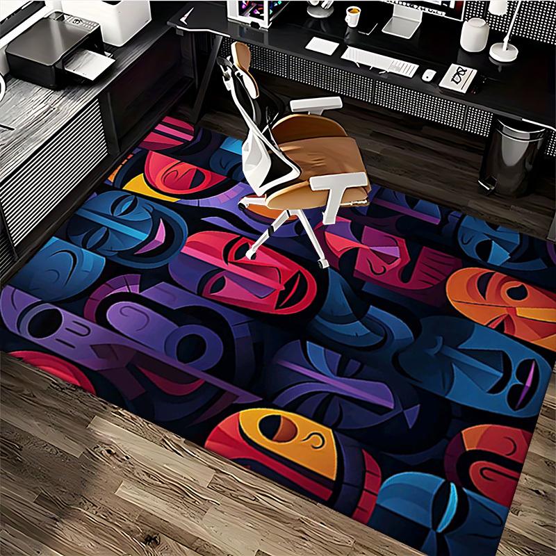 1pc Anime Cartoon Design Office Chair Mat - Festival Gift for Home Decor, Suitable for All Seasons.A059