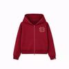 Casual Velvet Men's Print Zipper Sweater High Street Hip Hop Rap Street American Men's and Women's Coat Sweater