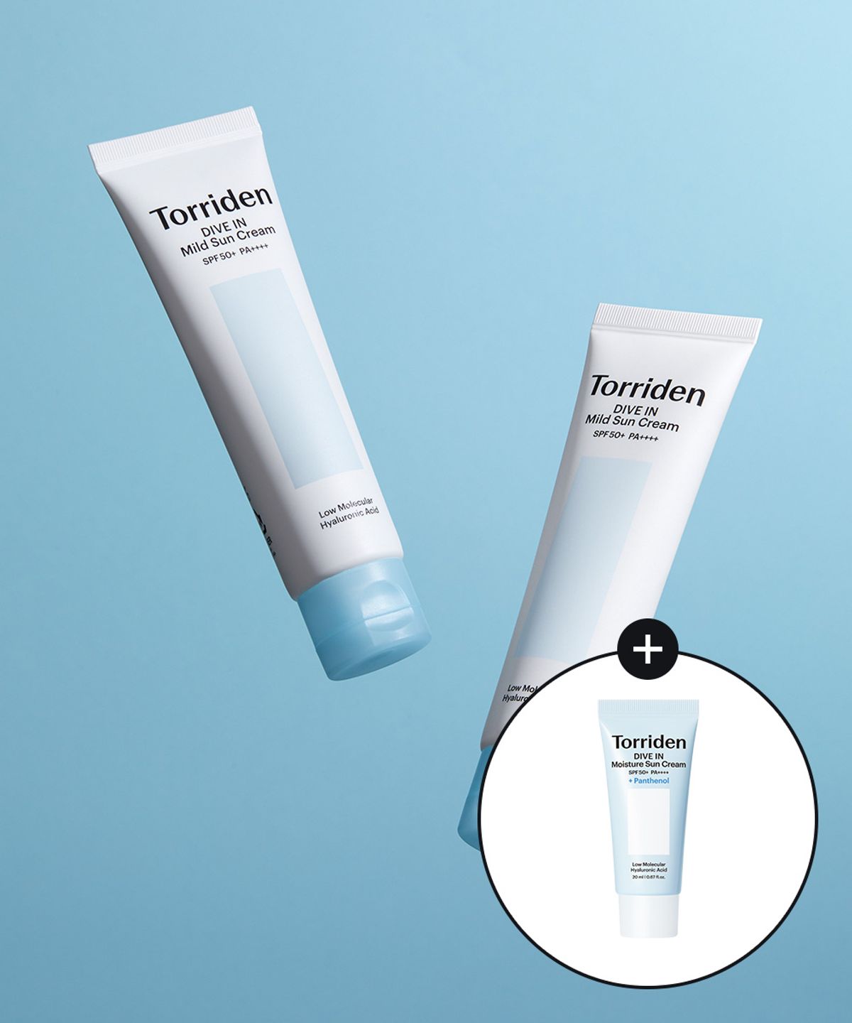 [SET] Dive-in Mineral Mild Sun Cream 60ml x 2 (+Moisture Sun Cream 20ml)