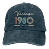 Vintage 1980 40th Birthday The Baseball Cap Peaked capt Sport Unisex Outdoor Custom 40 Years Old Born in 1981 Hats
