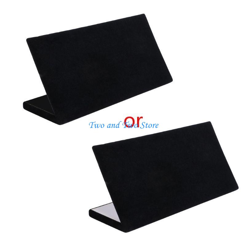 HX6F Black Jewelry Earrings Shelf Display Stand Holder L Rectangle Professional Ear Jewelry Show Bracket чёрный