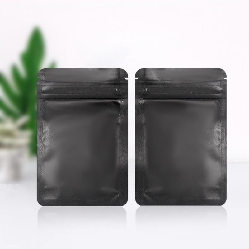 Anti-Oxidation Kleine Schwarze Mattierte Selbstversiegelnde Beutel für Schmuck, Ohrringe, Figuren und Blind Boxen