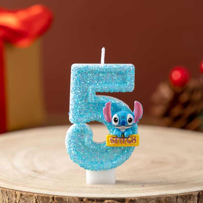 Cartoon Animal Number Candles for First Birthday Cake Decoration - Handmade Party Ornaments