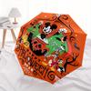 1pc Mickey Happy Halloween Cartoon Umbrella, Portable 3-Fold Compact Umbrella, Suitable for Camping, Hiking and Travel, Ideal Easter Birthda