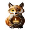 Animal Incense Burner Resin Butterfly Rabbit Incense Holder Handmade Fox Owl Incense Cone Burner Desktop Ornament for Yoga Room