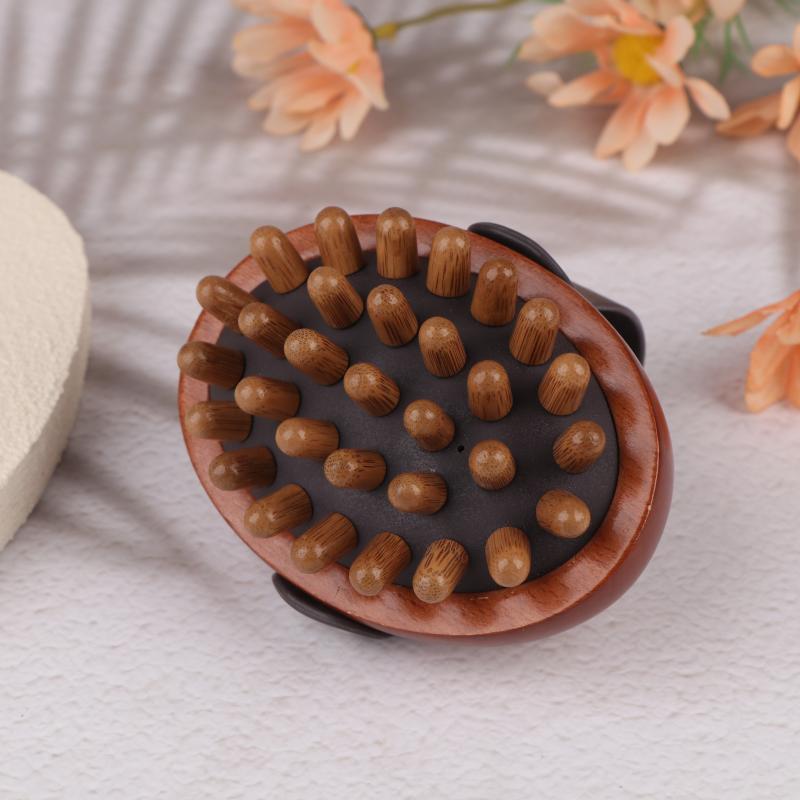 Body Anti Cellulite Brush Soothing Wooden Essential Oil Spa Air Cushion Massage Hair Comb Scalp Massage Brush Body Massager