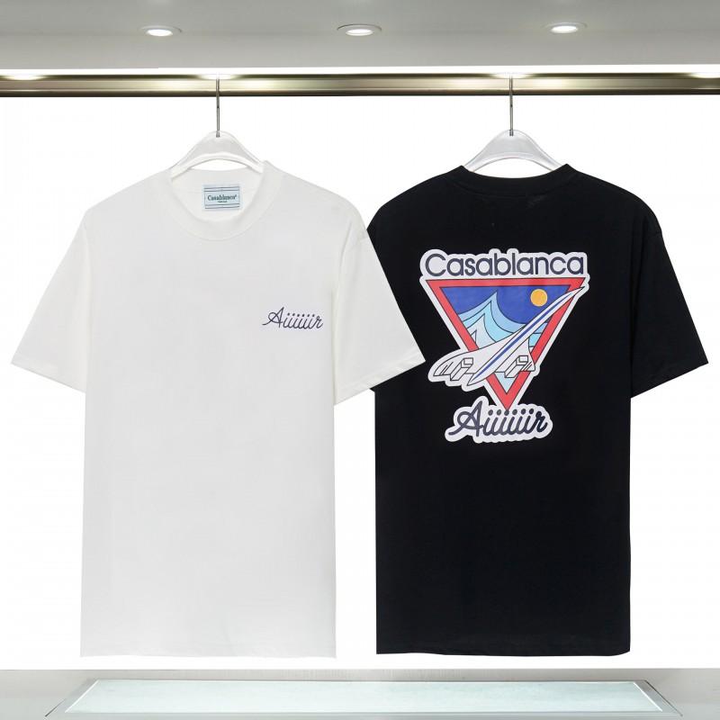Casablanca CASA Print T-Shirt Teen Boys Loose Fit Short Sleeve Top