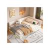 Lit de jour - - 140x200 cm - 16 couleurs LED - Sommier inclus - Blanc