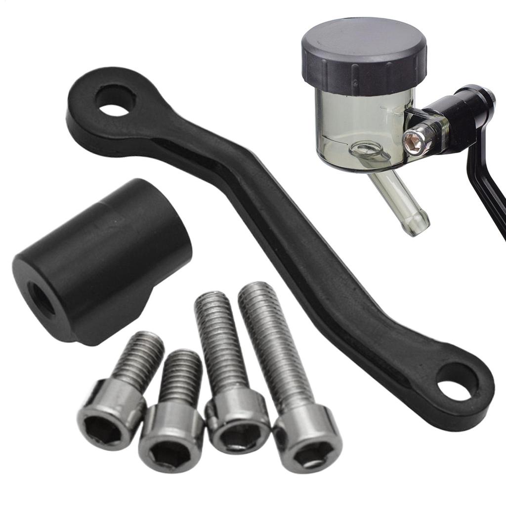 Motorcycle Brake Reservoir Bracket Quick-Install Metal Brake Reservoir Bracket for Motorcycle Riding for Daily Commutes City