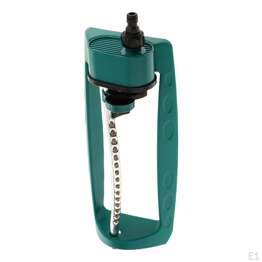 Oscillating Garden Lawn Watering Sprinkler with Hose Connector Grass