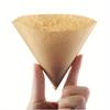 80pcs Coffee Filter V-Cup Filter Espresso Machine Moka Pot Filters Cup Cone-Shape Natural Paper for Pour Over Drip Coffee Make