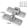 4/1PCS Stainless Steel Hook Latch Window Drawers Cabinet Locks 90 Degree Barn Door Latch Bolt Hook Sliding Gate Buckles Hardware
