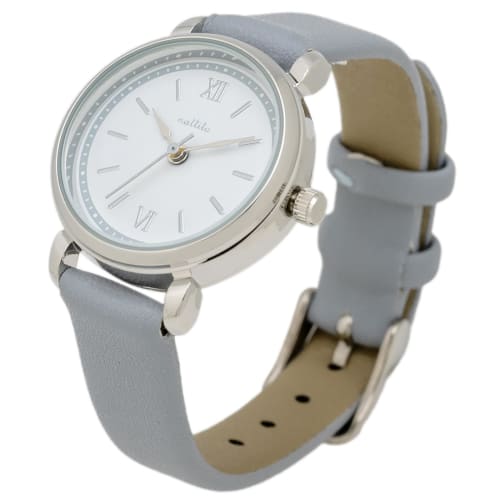 

Fieldwork Women s Analog Watch with Leather Strap, Blue, MKL2306-4